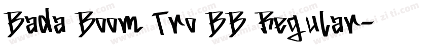 Bada Boom Pro BB Regular字体转换